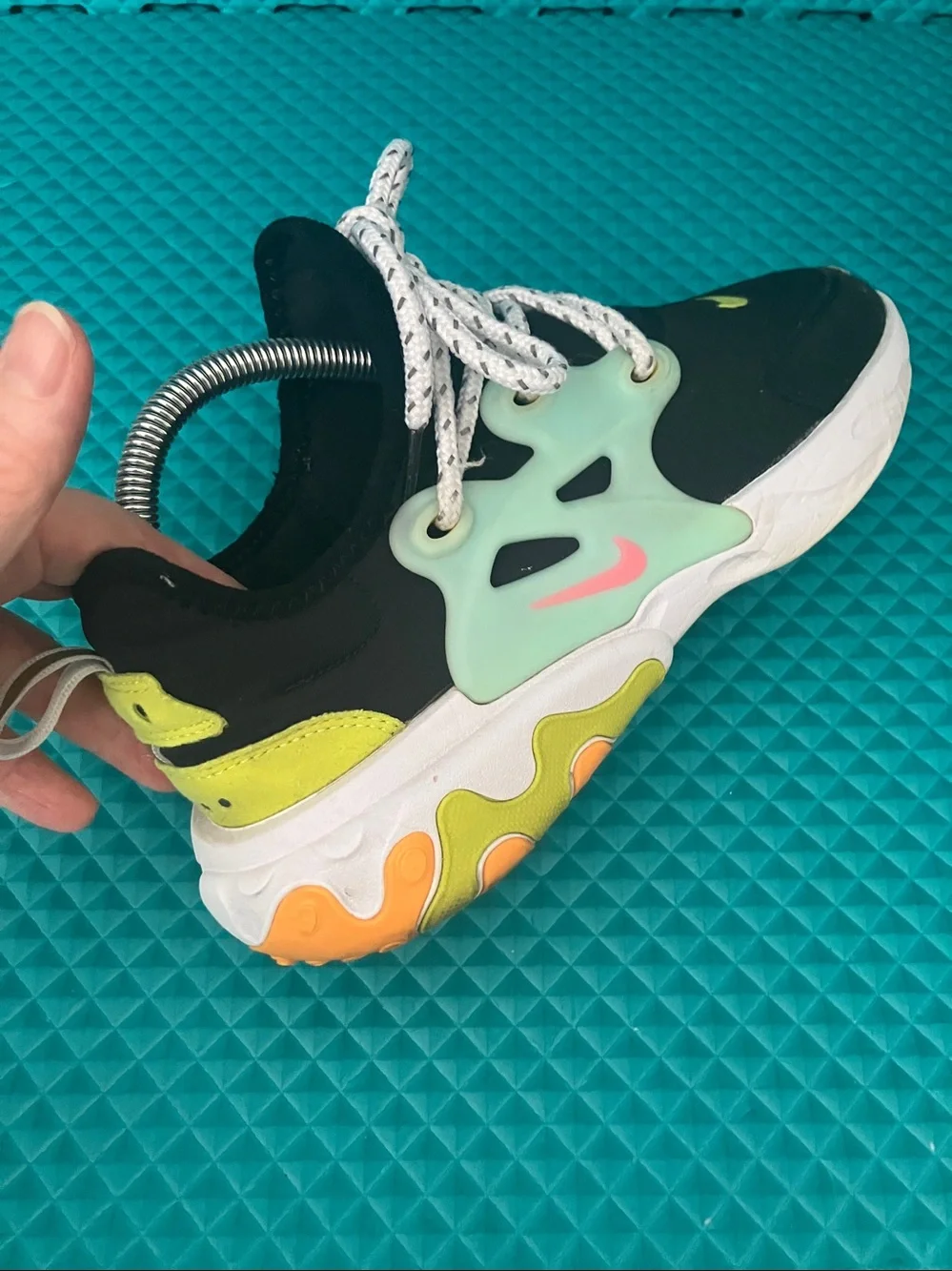 NIKE Big Kids Unisex React Presto 'Beach Day’ Shoes | 6Y